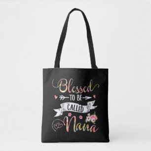 Blessed To Be Called Nana Grandma Christmas  Tote Bag