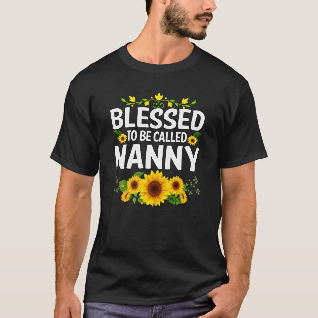 Blessed To Be Called Nanny Shirts Thanksgiving (Front)