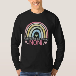 Blessed To Be Called Noni Rainbow Mother s Day Bes T-Shirt