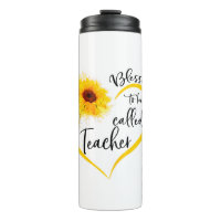 Blessed To Be Called teacher Sunflower Gifts