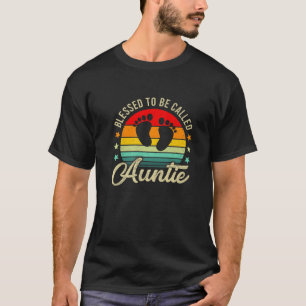 Blessed To Be Calledn Auntie Women Vintage First T T-Shirt