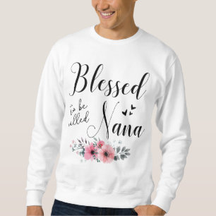 Blessed To Be Nana Grandma Women Christmas Mother' Sweatshirt