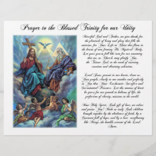 Blessed Trinity Prayer for Unity Flyer