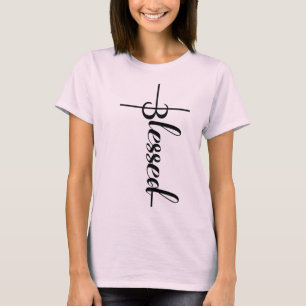 Blessed Typography T-Shirt