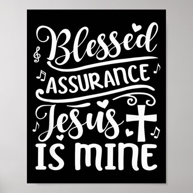Blessed Urance Jesus Is Mine  Poster (Front)