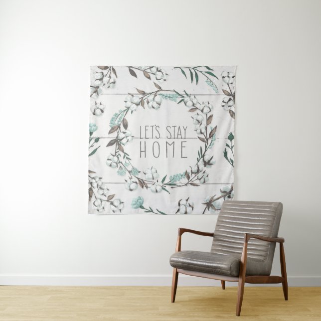 Blessed VII | Let's Stay Home Tapestry (In Situ (Horizontal))