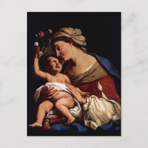 Blessed Virgin Mary and Infant Child Jesus -Sirani Postcard