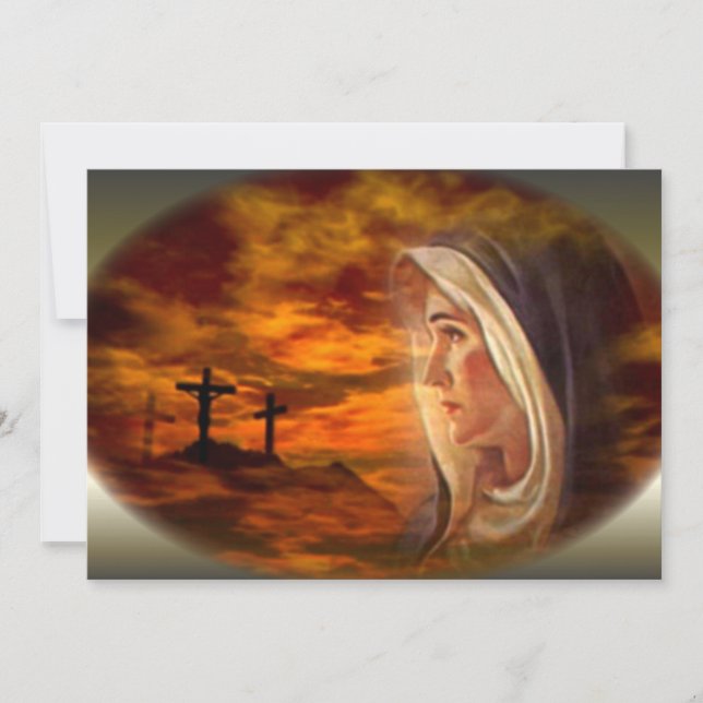 Blessed Virgin Mary and the Three Crosses (Front)