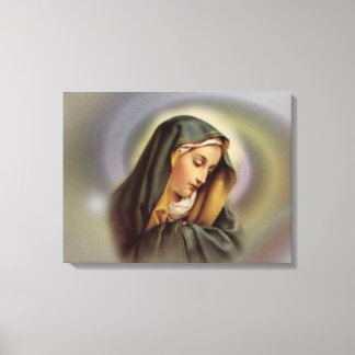 Blessed Virgin Mary Canvas Print