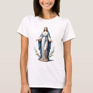 Blessed Virgin Mary Christian Catholic T-Shirt