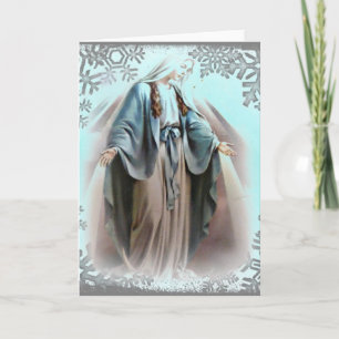 Blessed Virgin Mary Christmas card