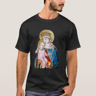 Blessed Virgin Mary holding Baby Jesus T-Shirt