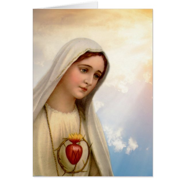 Blessed Virgin Mary Immaculate Heart Fatima (Front)