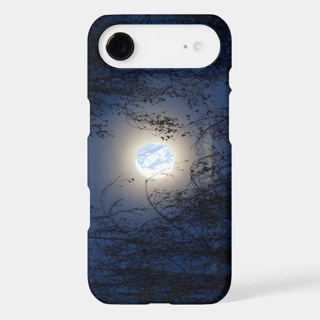 Blessed Virgin Mary in the Moon Lite Forest Case-Mate iPhone Case (Back)