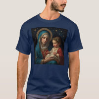 Blessed Virgin Mary & Jesus Nativity Christmas