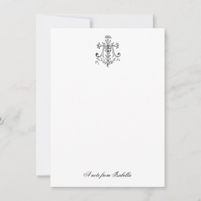 Blessed Virgin Mary Line Art Catholic Religious  Thank You Card (Front)