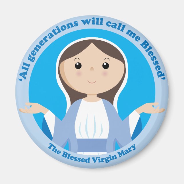 Blessed Virgin Mary Magnet (Front)
