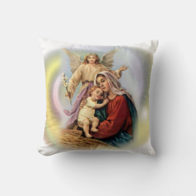 Blessed Virgin Mary - Mother of God Cushion (Front)