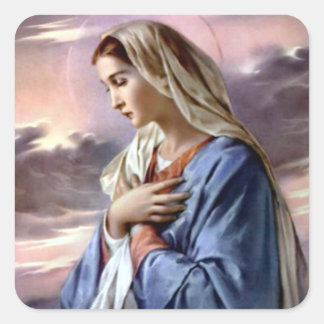 Blessed Virgin Mary - Mother of God Square Sticker