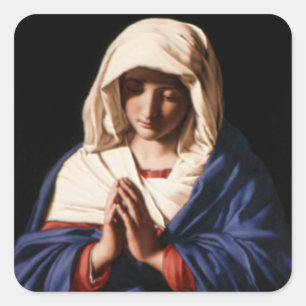 Blessed Virgin Mary - Mother of God Square Sticker