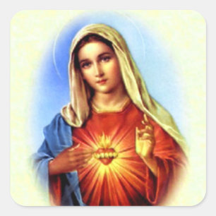 Blessed Virgin Mary - Mother of God Square Sticker