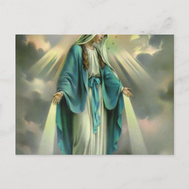 Blessed Virgin Mary Postcard (Front)