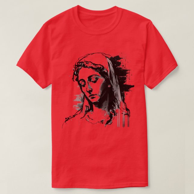 Blessed Virgin Mary T-Shirt (Design Front)