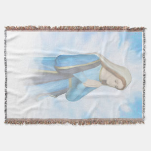 Blessed Virgin Mary Throw Blanket