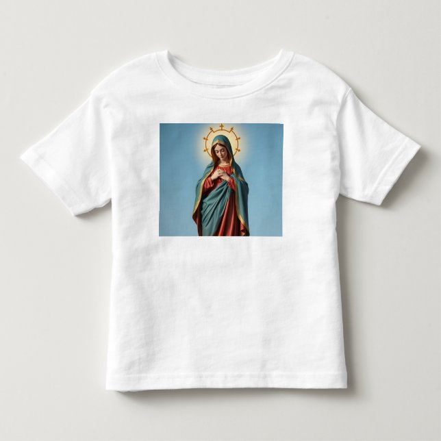 Blessed Virgin Mary Toddler Tee Shirt (Front)