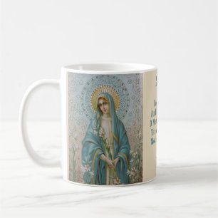 Blessed VIrgin Mary with  Lily Coffee Mug