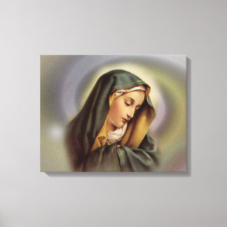 Blessed Virgin Mary Wrapped Canvas