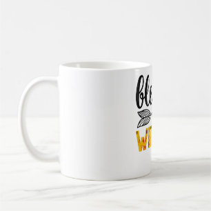 Blessed With Him Women Matching Couples Thanksgivi Coffee Mug