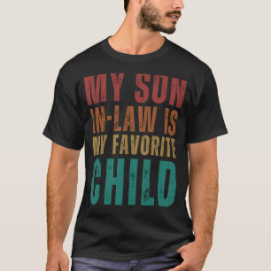 Blessed with the Best My Son In Law is my Favourit T-Shirt