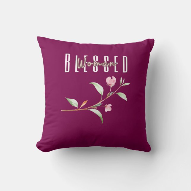 Blessed Woman Cushion (Front)