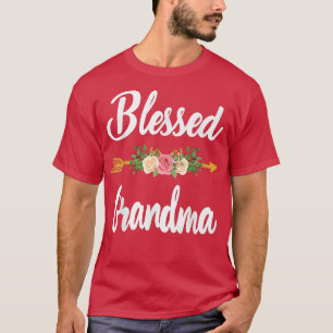 Blesseds Grandma For Women Cute Mothers Day Gifts T-Shirt