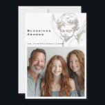 Blessigns Abound Religious Christmas Holiday Card<br><div class="desc">Blessigns Abound Religious Christmas design</div>