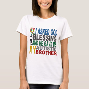 Blessing 5 BROTHER Autism T-Shirts & Apparel