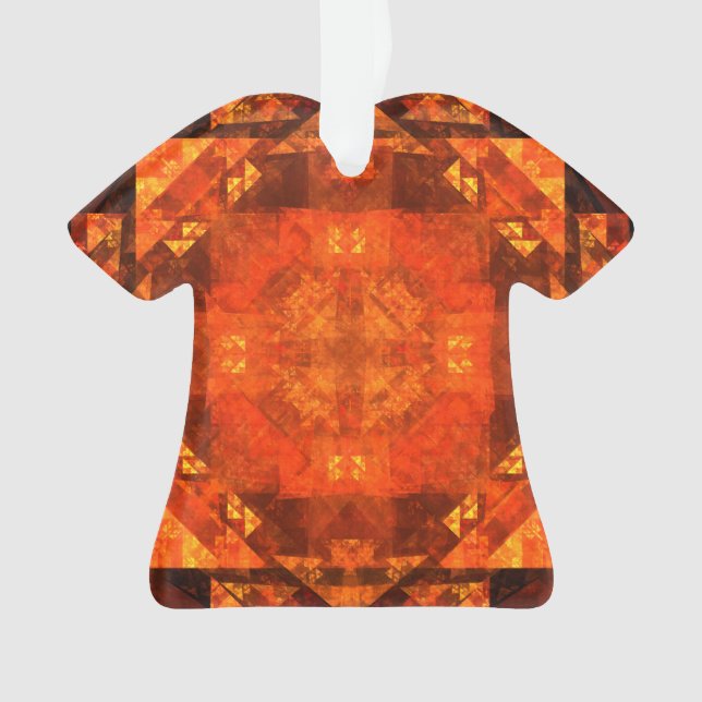 Blessing Abstract Art Acrylic Shirt Ornament (Front)