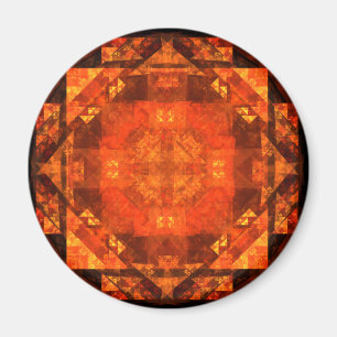 Blessing Abstract Art Round Magnet