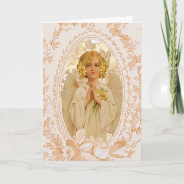 Blessing Angel Easter Card (Front)