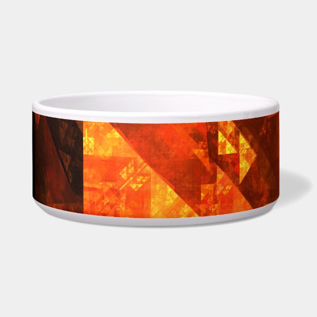 Blessing Fire Mandala Abstract Art Design (Left)