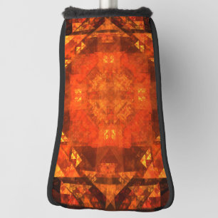 Blessing Fire Mandala Abstract Art Design Golf Head Cover
