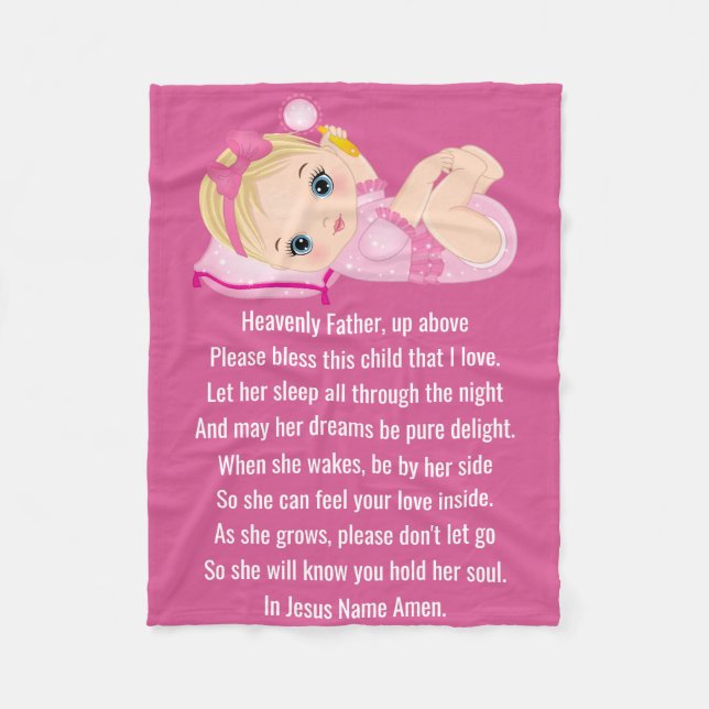 Blessing - Fleece Blanket, 60"x80" Blanket (Front)