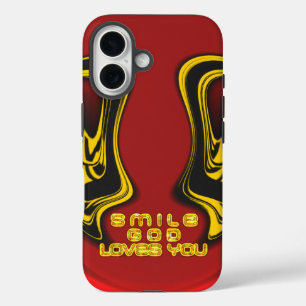 Blessing from Above   God's Love Spiritual Art iPhone 16 Case