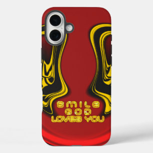 Blessing from Above: God's Love Spiritual Greeting iPhone 16 Plus Case