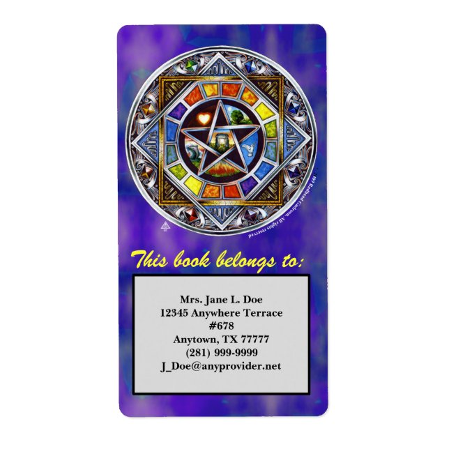 Blessing of Elements Identifier Label (Front)