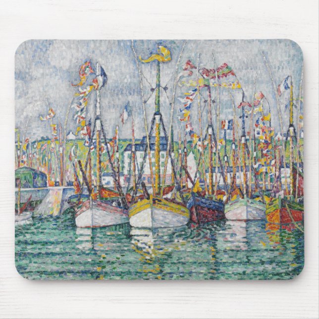 Blessing of the Tuna Fleet at Groix, 1923 Mouse Pad (Front)
