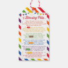 Blessing pills Poem Gift Tag