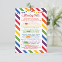 Blessing pills Poem Teacher Appreciation Gift Card