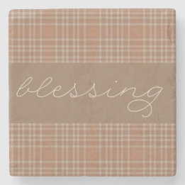 Blessing - Seasonal Stone Coaster (Autumn)